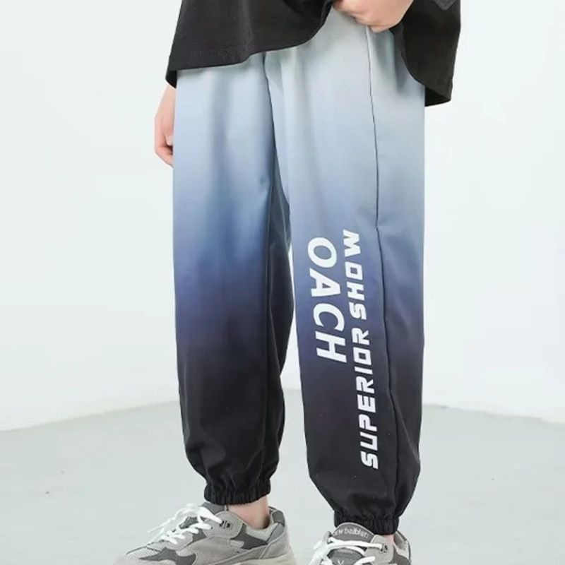 Boys' Summer Quick-drying Sports Pants Summer 2023 New Ice Silk Pants Children's Summer Anti-mosquito Pants_voghion.com
