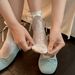 Spring And Summer Thin Socks, Solid Color Desire, Windproof Mesh, Eyelet Band, Mid-calf Socks, Children's Cute_voghion.com