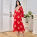 2025 Mt220 Robe Women's Red Embroidered Beaded Collar Elegant Dress Abaya 40E_voghion.com
