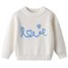 Commercio estero transfrontaliero autunno e inverno ricamato a mano amore neonato base maglione compleanno fai da te cotone bambini lana_voghion.com