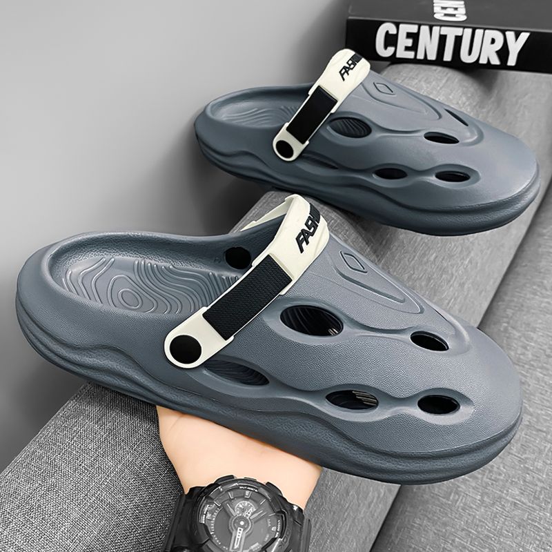 Cave Shoes For Men, Summer Fashion, Outerwear, With A Sense Of Stepping On Poop, Sports Slippers, Casual And_voghion.com