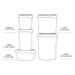Food Storage Container Set with Easy Locking Lids_voghion.com