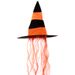 Articoli per feste in maschera Articoli per Halloween Accessori da bar Cappello da mago elegante con capelli Cappello da strega_voghion.com
