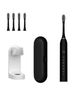 Brosse à dents électrique sonique rechargeable, nettoyage en profondeur, 5 modes et 4 têtes de brosse_voghion.com