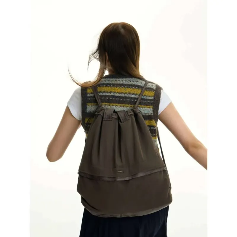 Designer Bags Original Retro Patchwork Large Capacity Canvas Simple Casual Versatile Portable Multifunctional Backpack_voghion.com
