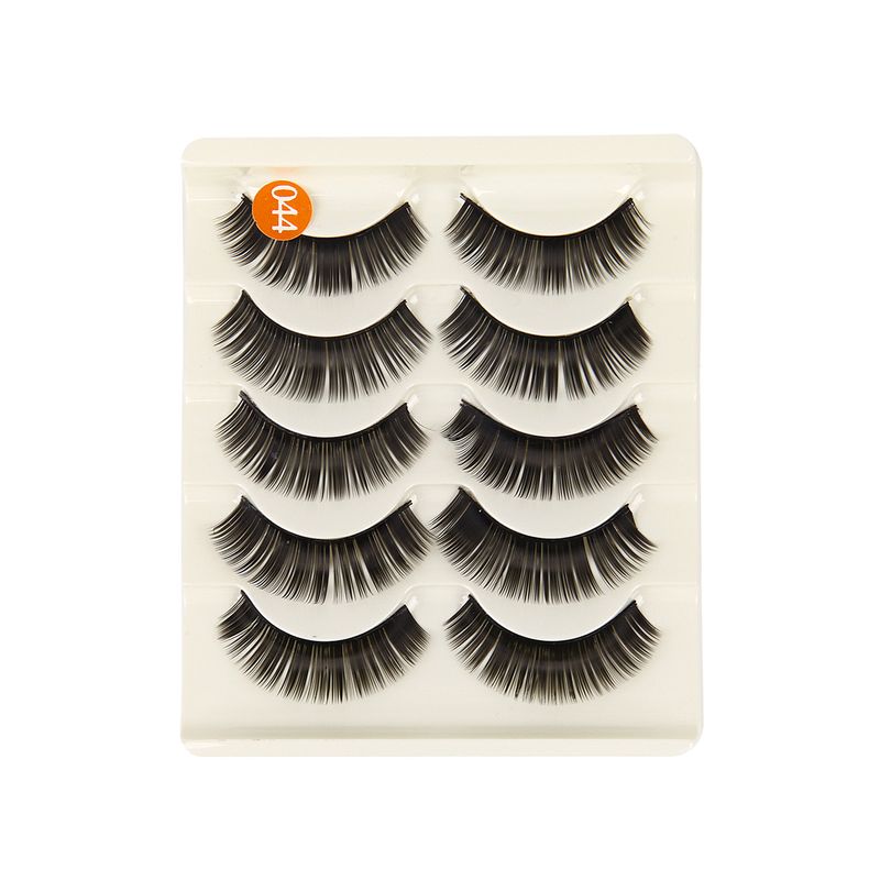 5 pairs of natural thick fake eyelashes in comics, role-playing soft eyelashes in comics, daily dating, makeup, fake_voghion.com