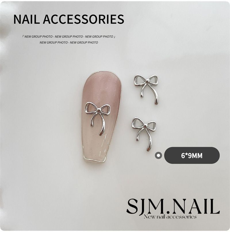 Japanese Nail Art Bow Ribbon Tie Jewelry Ins Style_voghion.com