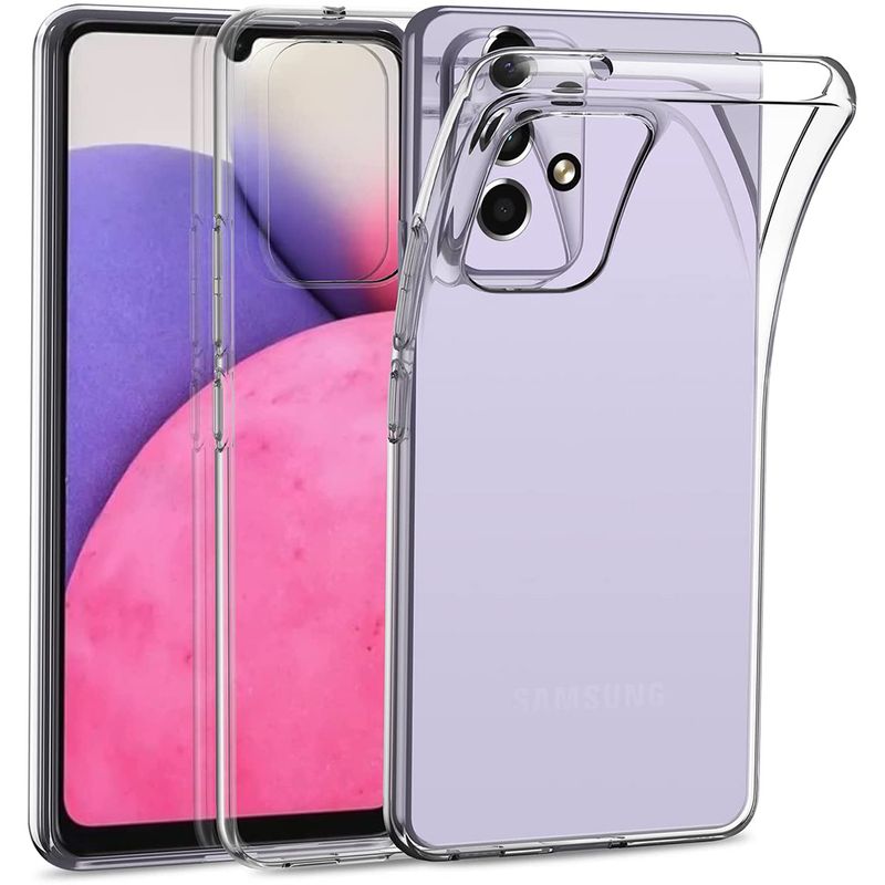 Weiche Silikonhülle für Samsung Galaxy A73 A53 A33 A13 A03 A82 A72 A52 A42 A32 A22 A12 5G Ultradünne, klare Hülle_voghion.com
