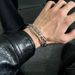 Bracciale cubano a doppio strato in acciaio al titanio resistente alla luce per uomo e donna, marchio alla moda con hip-hop minimalista di alta gamma_voghion.com