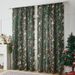 Christmas Print Curtains – Festive Holiday Window Drapes With Reindeer/Snowman/Tree Designs (100% Polyester Red/Blue, Semi-Sheer, Grommet Top)_voghion.com