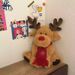 Christmas Lillian Korean Style INS New Internet Celebrity Christmas Reindeer Plush Toy Cute Cartoon Deer Doll Gift For Girls_voghion.com