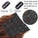 Wig piece water wavy hair extension piece four-piece cushion hair thickening hair volume natural rehair 50cm_voghion.com
