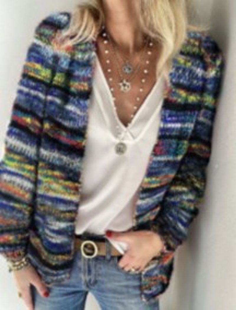 Damenbekleidung, Pullover, Strickjacke, dünne Jacke, lockere Jacke für Damen_voghion.com