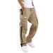 2024 Spring And Autumn New Men's Workwear Drawstring Strap Pocket Colored Pants_voghion.com