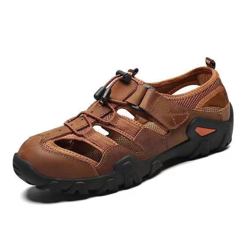 Mens Sports Sandals For Men Closed Toe Hiking Outdoor Athletic Casual Walking Sandals Water Shoes Summer Fisherman Sandal_voghion.com