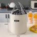 Portable Circular Cooler Lunch Bag Suitable For Picnic Children Student Travel Foldable Insulated Waterproof Storage_voghion.com
