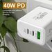 3-port Acgicea USB C charger Quick charging charger C-type mobile phone charger PD wall adapter suitable for S -type_voghion.com
