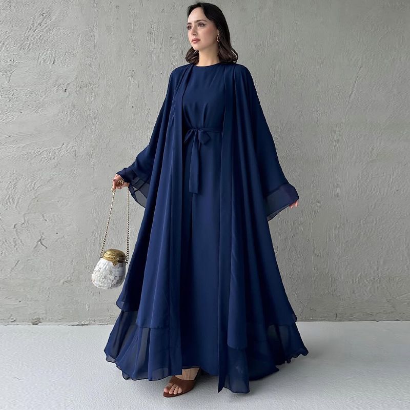 Damenbekleidung Temperament Elegant Freizeit Langarm Strickjacke Big Swing Rock Anzug_voghion.com