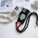 Crossbody Lanyard Phone Case For IPhone 16 15 14 13 12 11 Pro 7 8 Plus XR XS Max Necklace Wrist Chain Hand Strap Cord_voghion.com
