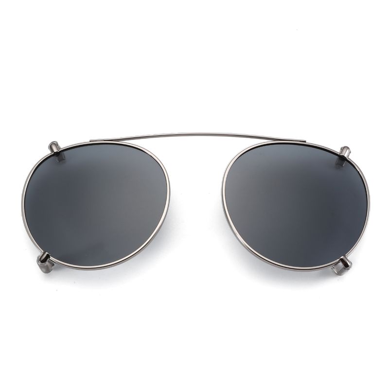 Moda Moda ZENOTTIC-Steampunk Style On Occhiali da sole per uomo e donna Anti Blue Light Glasses+Polarizing Clip Moda/Retro Computer_voghion.com