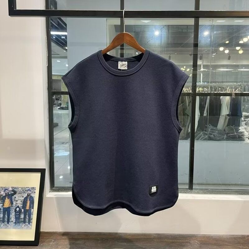 Men's Clothing Youth Solid Color Vest Sleeveless Vest Men's Summer Waistcoat T Shirt Casual Trendy All Match Tops_voghion.com
