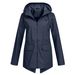 Leichte, wasserdichte Regenjacke mit Kapuze für Damen – Winddichter Outdoor-Mantel, atmungsaktives Polyester, Reißverschluss, Slim Fit (S-XXXL)_voghion.com