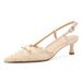 MTX Butterfly Knot Embroidered Lace High Heels Pointed Toe Stiletto Comfortable Slimming Hollow Sandals For Women Summer_voghion.com