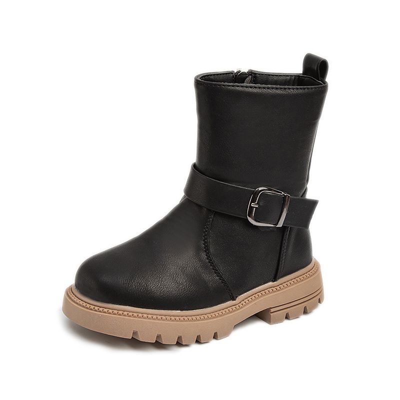 Botas Martin de media caña informales para niñas y niños mayores, otoño 2025_voghion.com