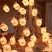 Festive LED Christmas Light String With Santa & Snowman Decorations - Battery/USB Operated, Multi-Color & Flashing Modes For Holiday Home Decor"_voghion.com