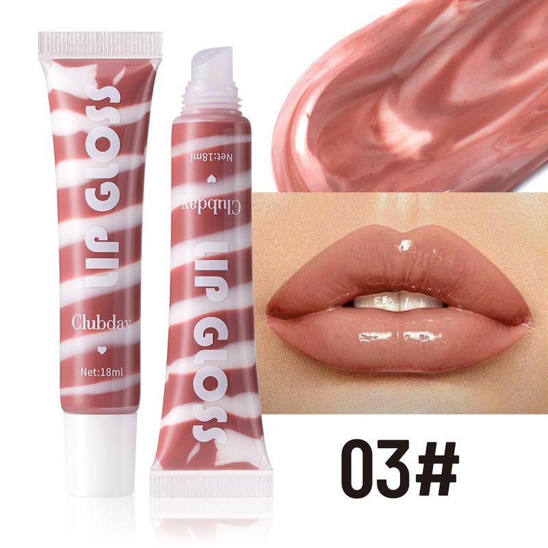 Hot Selling Moisturizing Tinted Lip Gloss Long Lasting And Easy To Color Fruity Pearlescent Lip Gloss Spiral Hose Lip Glaze_voghion.com