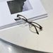 Men's business half TR eyebrow frame can be equipped with degree resistant blue light metal flat glasses 9355_voghion.com