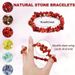 Natural Agate & Crystal Elastic Bracelet – Irregular Stone Stretch Bracelet For Women | Boho Chic Healing Gemstone Jewelry | Positive Energy_voghion.com