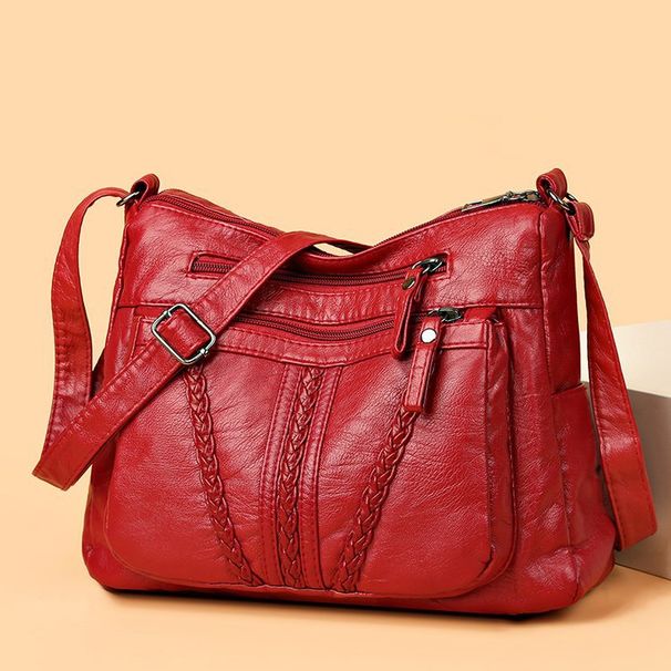 Spring/Summer New Zipper PU Japanese Korean Style Casual, Practical, Lightweight, Simple and Personalized Commuting_voghion.com