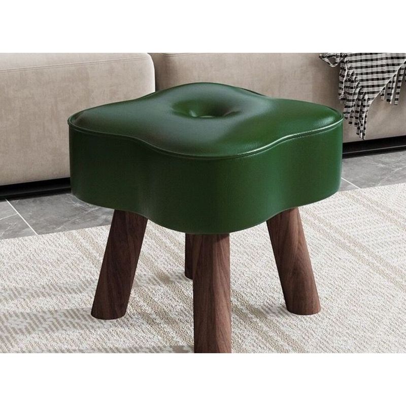 High-End-Internet-Promi-Sofa aus Massivholz für Erwachsene mit kleiner Blume, Couchtisch für Zuhause, Wohnzimmer, vierblättriger Kleeblatthocker_voghion.com
