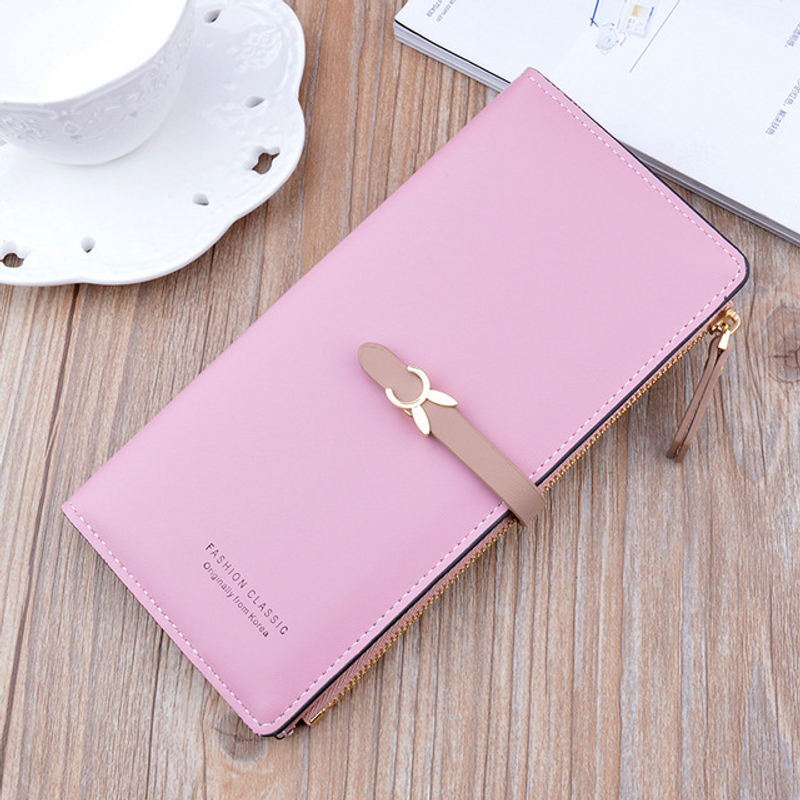 Long Wallet Purses for Women New Trend Slim Wallets Female Clutch Bag Ladies Credit Card Holder_voghion.com
