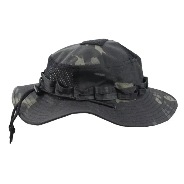 Moda Panama Bucket Tattico Protezione Solare Mimetico All'aperto Viaggio Arrampicata Pesca Cappelli Allenamento Spiaggia Uomo Escursionismo Cappello_voghion.com