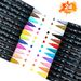 Dual Tip Watercolor Brush Markers For Kids - 24 Colors Blendable Acrylic Paint Markers Set, Soft Brush & Fine Tip For Drawing_voghion.com