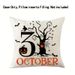 Cross-border Hot Selling Halloween Cat Countdown Pattern Printed Linen Home Holiday Living Room Sofa_voghion.com