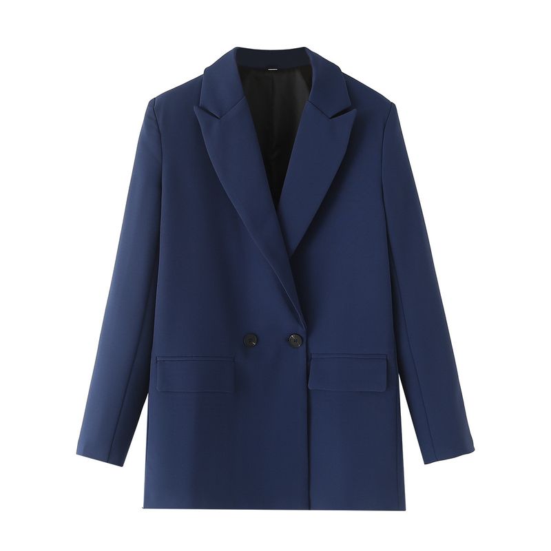 Giacca da abito grigio chiaro da donna, stile 2025, 25 colori, primavera e autunno, nuova moda, A8PS27372_voghion.com