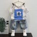 Children's Clothing Boys Summer Sports Suit 2024 New Style Handsome Baby Summer Clothing Boys Short Sleeved Shorts Two Piece Suit_voghion.com