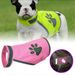 Nowa kamizelka odblaskowa odblaskowa z zieloną łapą Golden Retriever Labrador Husky oddychająca koszulka dla psa_voghion.com