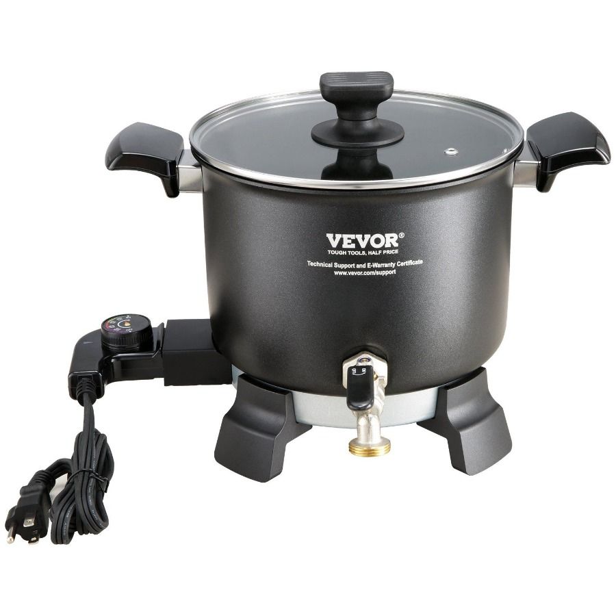 Grande e facile da usare, un litro, un beccuccio elettrico per candele, un fusore per cera, 5 livelli di temperatura, controllo facile per la fusione della cera._voghion.com