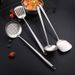 304 Stainless Steel 4-Piece Kitchen Utensil Set – Slotted Spoon, Soup Ladle, Spatula & Turner (Non-Slip Grip, High-Temperature Resistant)_voghion.com