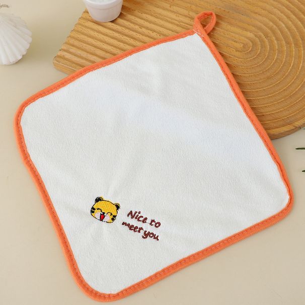 Fleece Super mīksts bērnu kvadrātveida dvielis bērnu sejas mazgāšanai mazs dvielis īpašs mutes skalojamais dvielis bērnu kabatlakatiņu dvielis_voghion.com