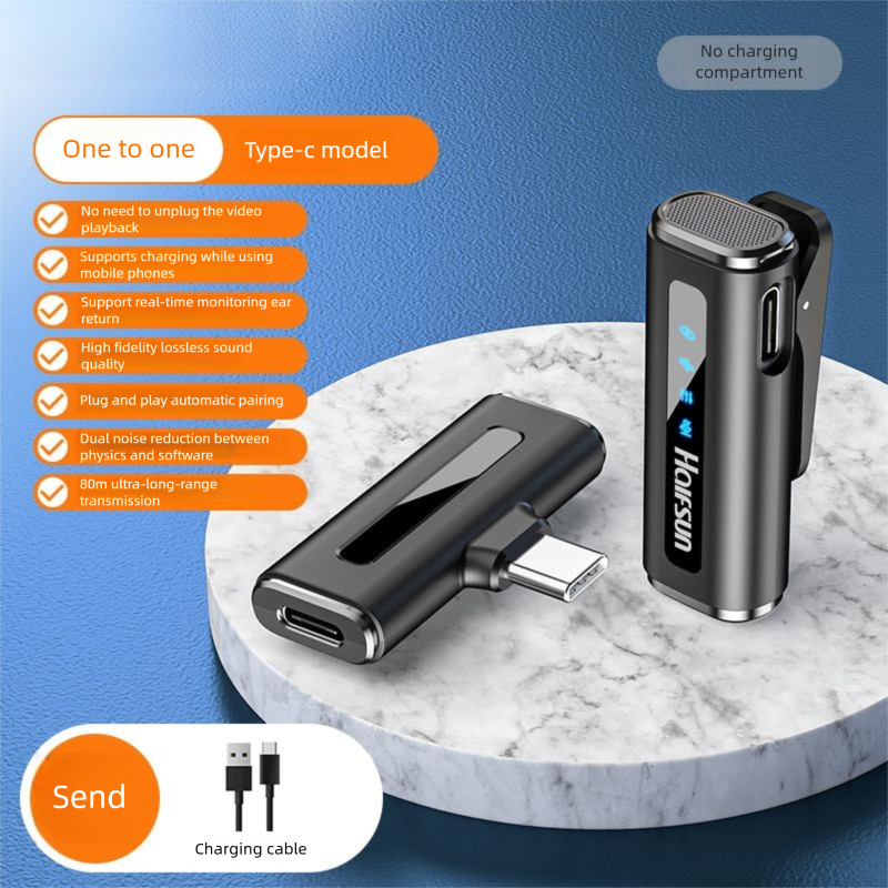 Dingkou M11 Wireless Lavalier Mobile Phone Recording Live Sreaming Equipmen Oudoor Noise Reducion Microphone Full_voghion.com
