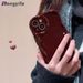 New Year Casing For IPhone 15 14 Plus 13 12 11 Pro Max Mini Xs Max XR X 8 7 6 6S Plus SE Phone Case Smooth Soft Bumper Red Cover_voghion.com