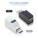 3-portowy adapter USB HUB Extender do komputera, laptopa, telefonu komórkowego, rozdzielacza USB, 3-drożnej ładowarki, stacji dokującej do myszy ZPG_voghion.com