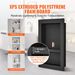 VEVOR Shower Niche Ready For Tile 16" X 24", Double Shelf Organizer, Square Corners Wall-inserted Niche Recessed, Sealed Protection Modern Soap Storage Niche For Shower Bathroom, Black_voghion.com