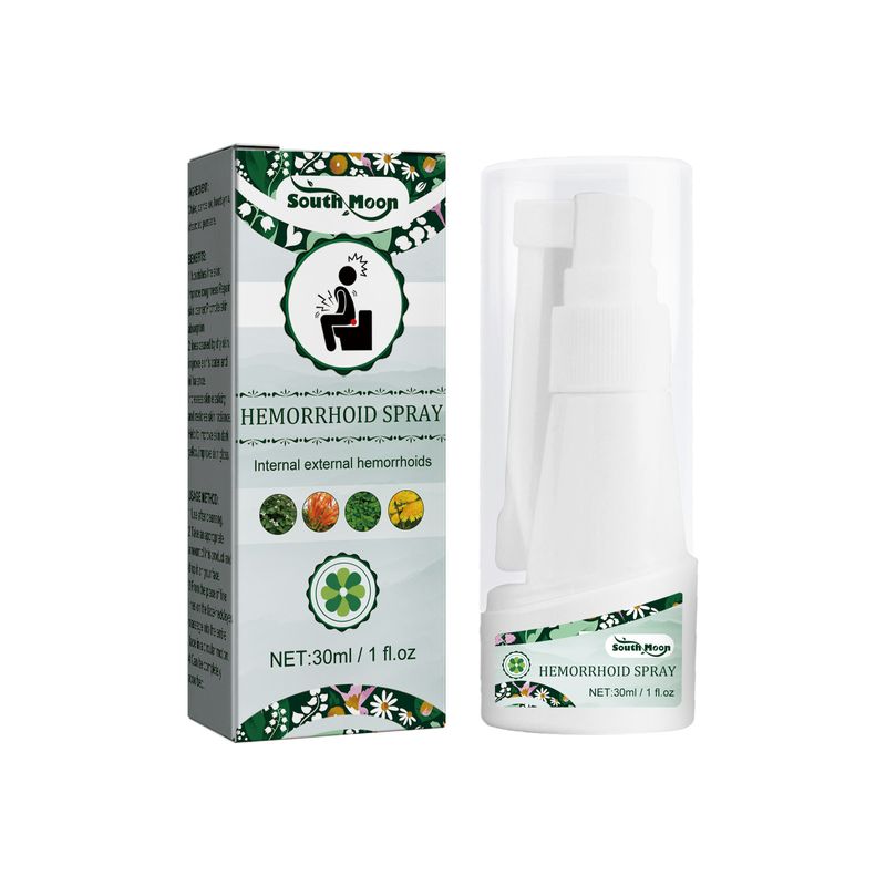 South Moon Herbal para aliviar o inchaço, dor hemorroidária e uso externo de almôndegas ChuangAnShu spray_voghion.com