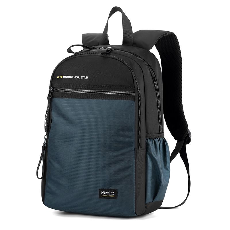 Mochila informal para hombre, estilo trompeta, sencilla y fácil de combinar._voghion.com